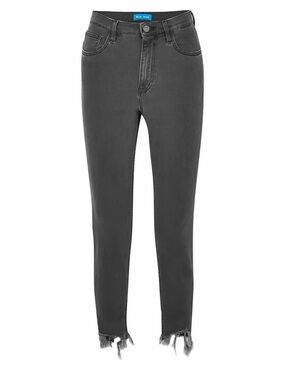 M.I.H JEANS
Mimi Frayed High-Rise Slim-Leg Jeans